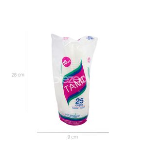 Vaso Desechable Opal Tami 16 Oz x 25 Unds - Paquete