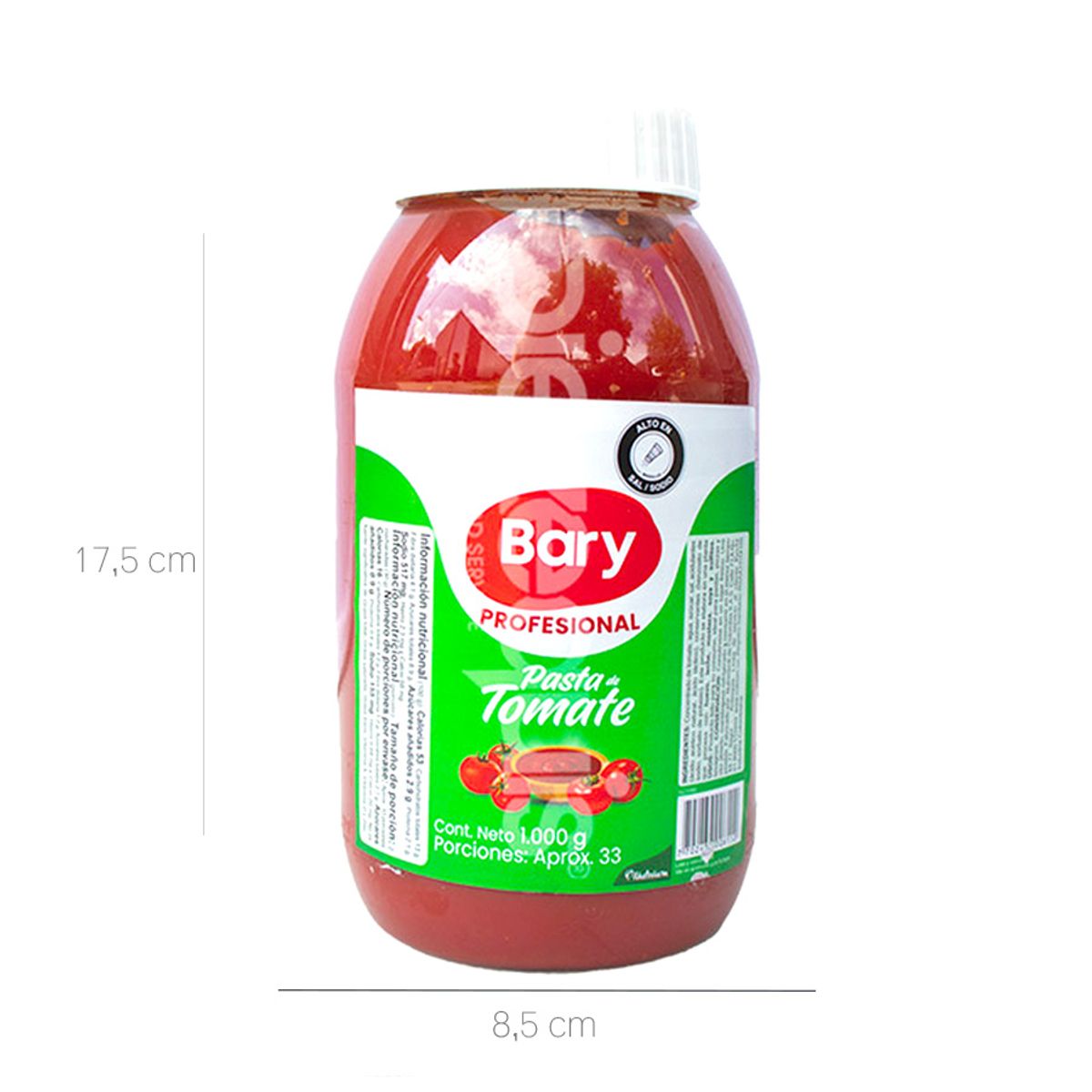 10X Pasta Tomate Bary x 1000 Gr Pet