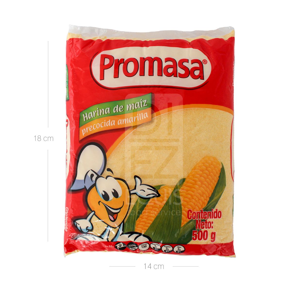 10X Harina De Maíz Promasa Amarilla x 500 Gr Bolsa