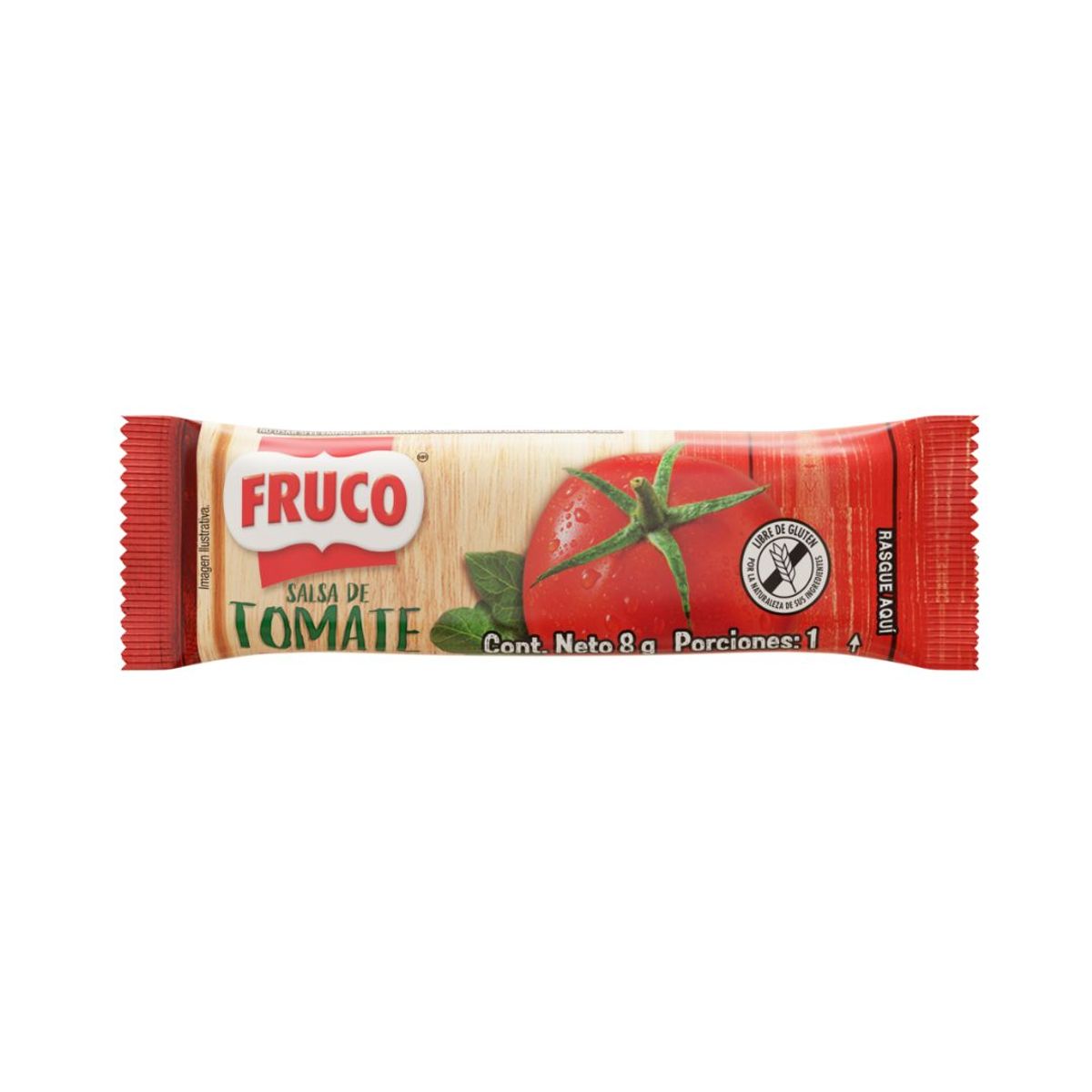 10X Salsa Tomate Fruco Sachet x 8 Gr Bolsa 102 Und