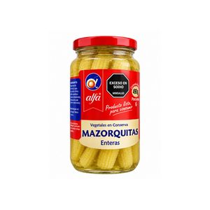 Mazorquitas Enteras Alfa x 490 Gr Vidrio - Unidad