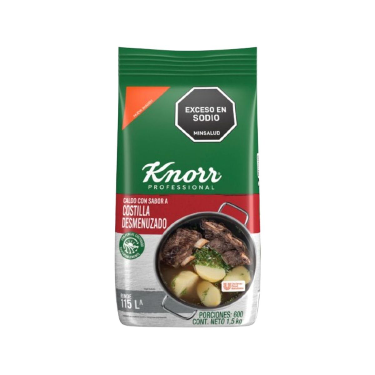10X Caldo Costilla Knorr x 1500 Gr Bolsa