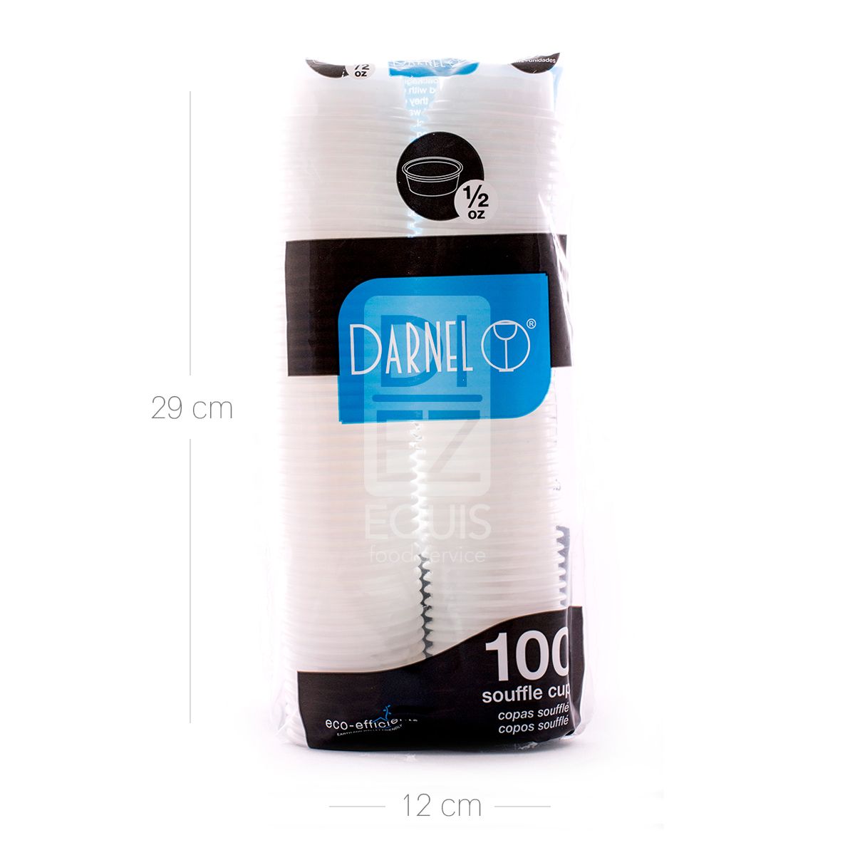 10X Copa Plástica Opal Darnel x 0.5 Oz 100 Und