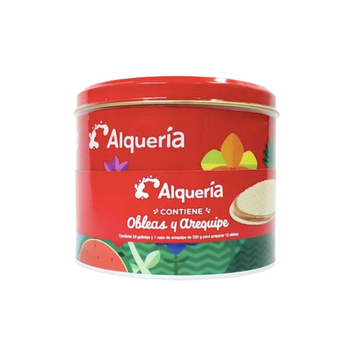 10X Snack Obleas x 12 Und Mas Arequipe Alquería x 220 Gr Lata