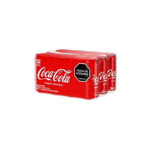 Gaseosa Coca Cola Original x 269 Ml x 12 Und Lata - Caja
