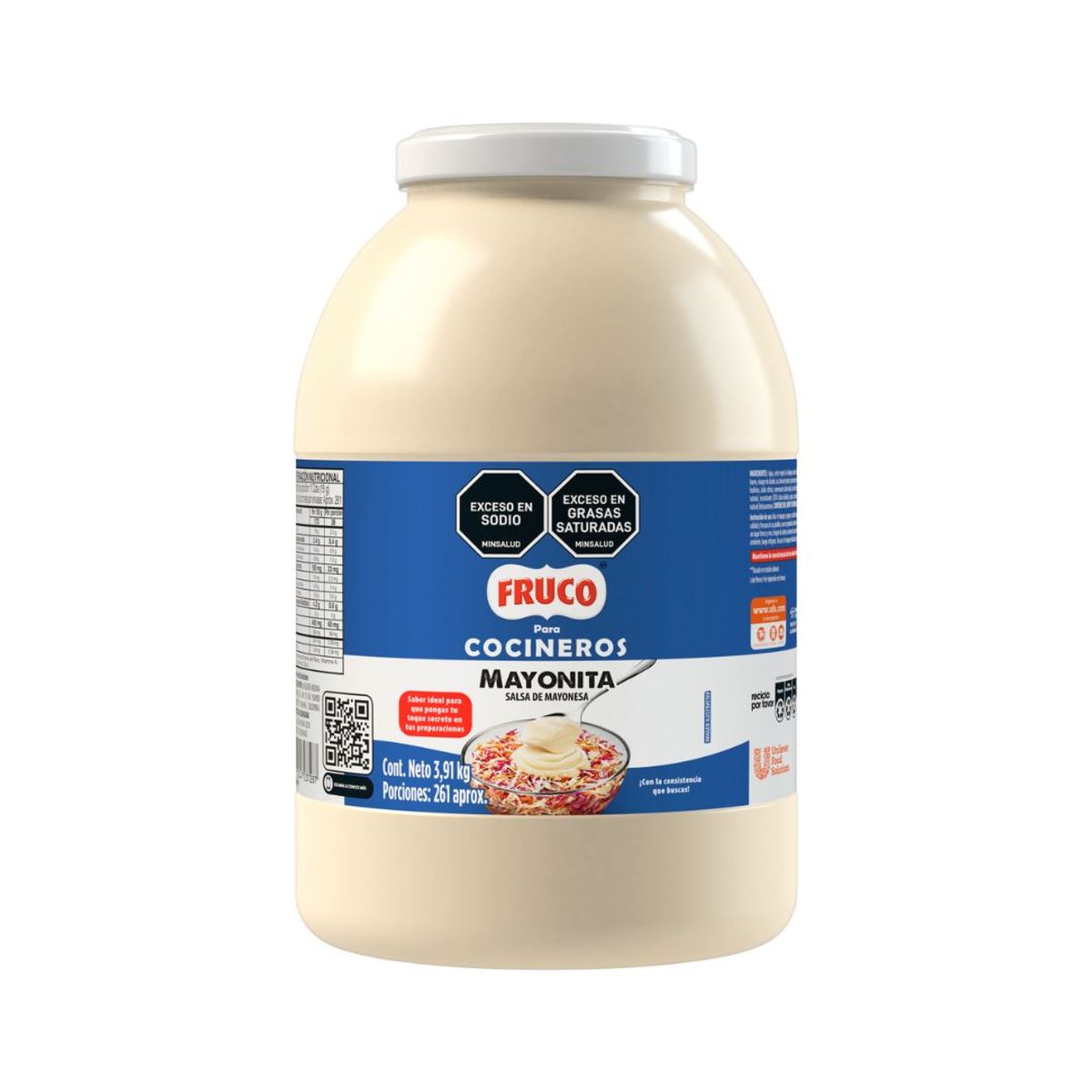 10X Mayonesa Fruco Cocineros Mayonita Galón x 3910 Gr Pet