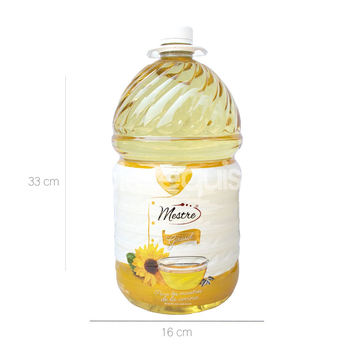 10X Aceite De Girasol Mestre Galón x 5000 Ml Pet
