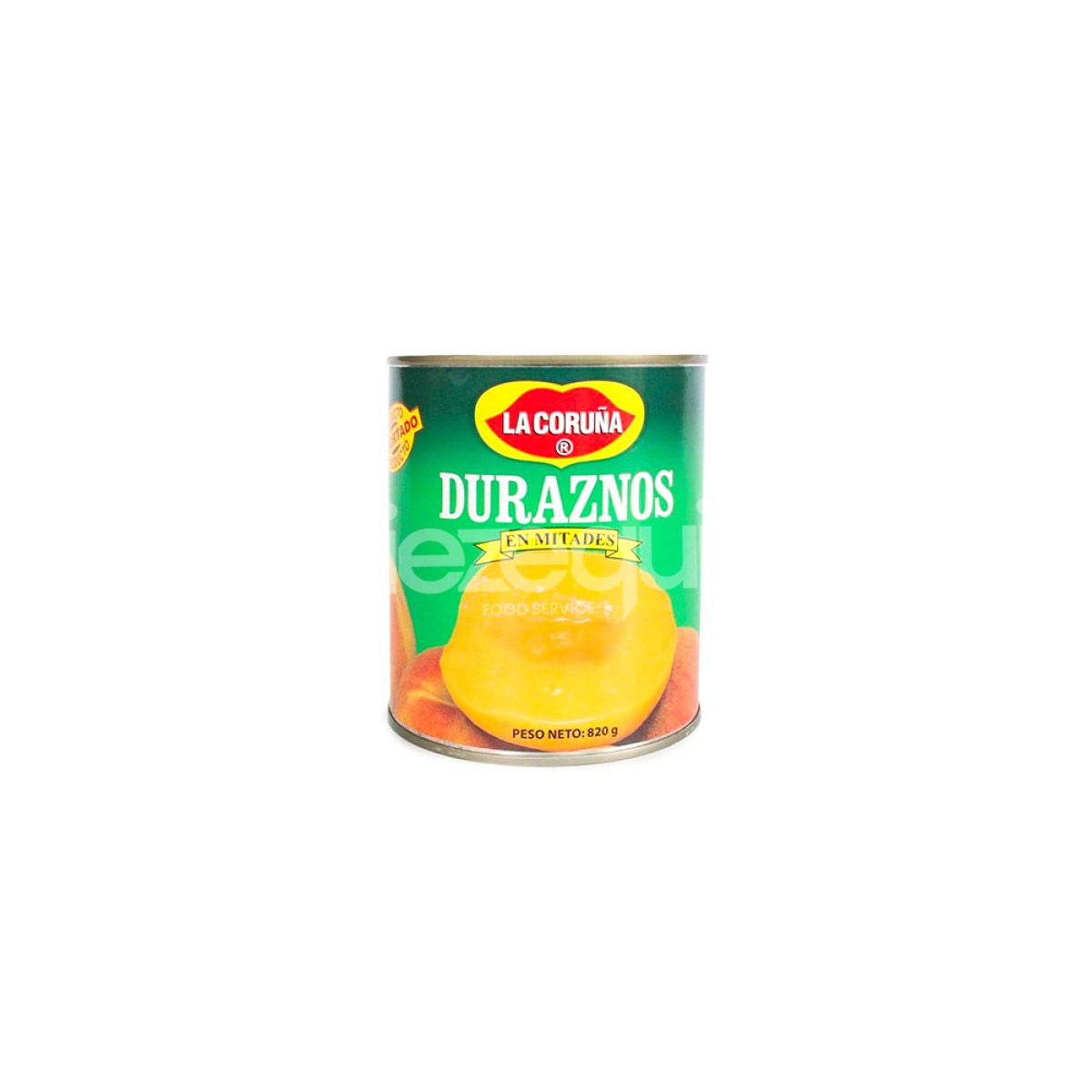 10X Duraznos En Mitades La Coruña x 820 Gr Lata