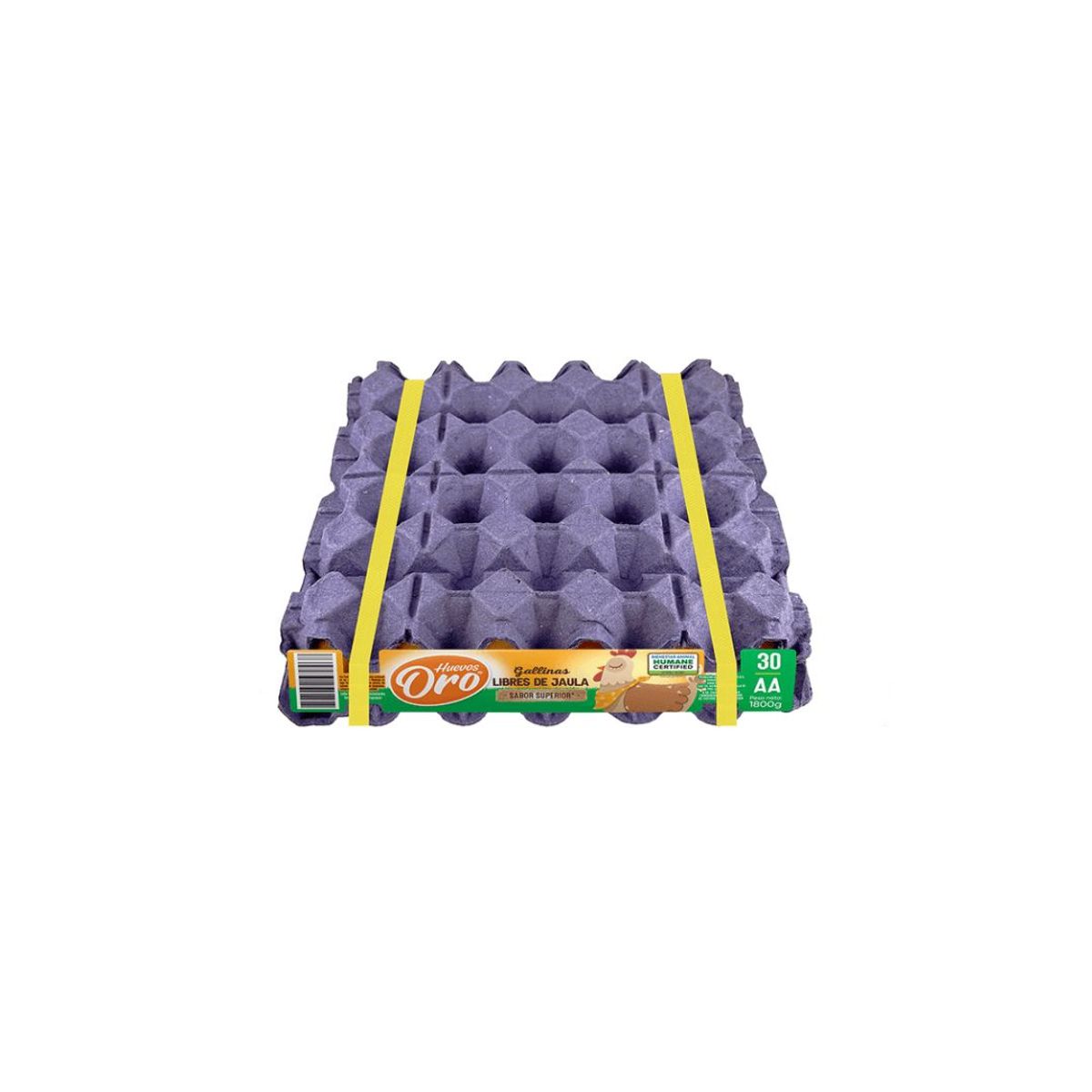 10X Huevos Oro AA Cubeta x 30 Und Cartón