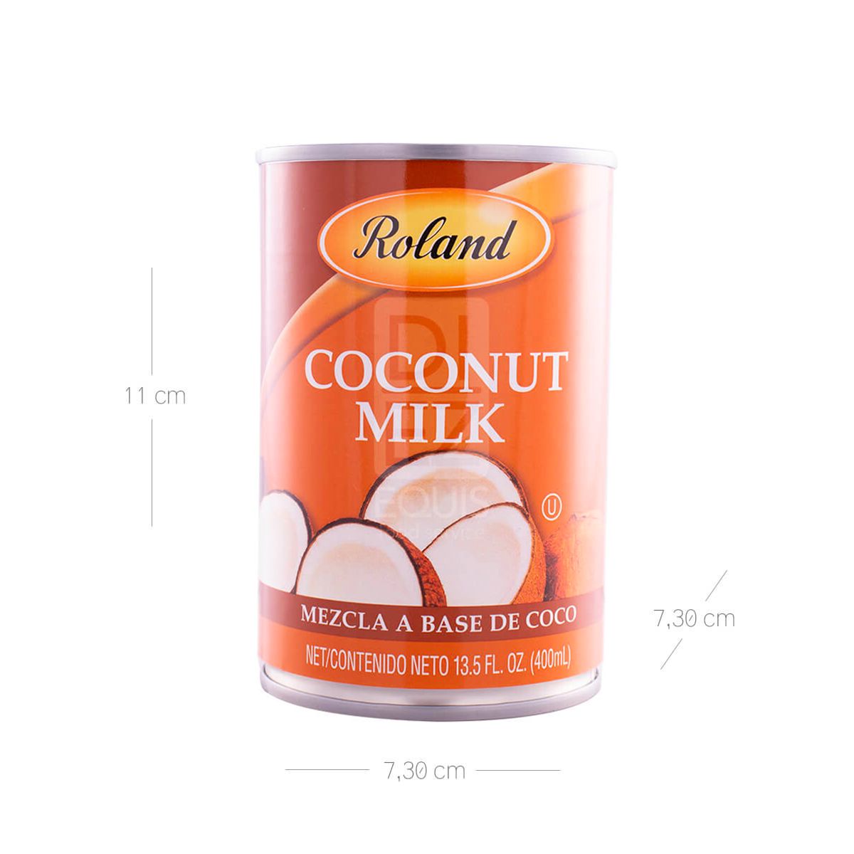 10X Mezcla A Base De Coco Roland x 400 ML Lata