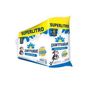 Leche UHT Deslactosada Parmalat x 1100 Ml Bolsa Sixpack - Unidad