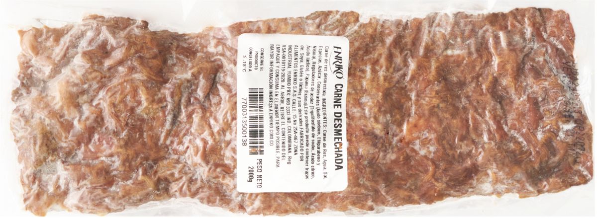 10X Carne de Res Desmechada Enriko  x 1000 Gr