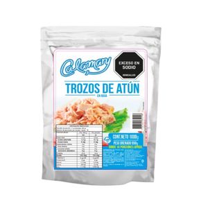 Trozos Atún Agua Calamary 1000 Gr Drenado 950 Gr - Bolsa