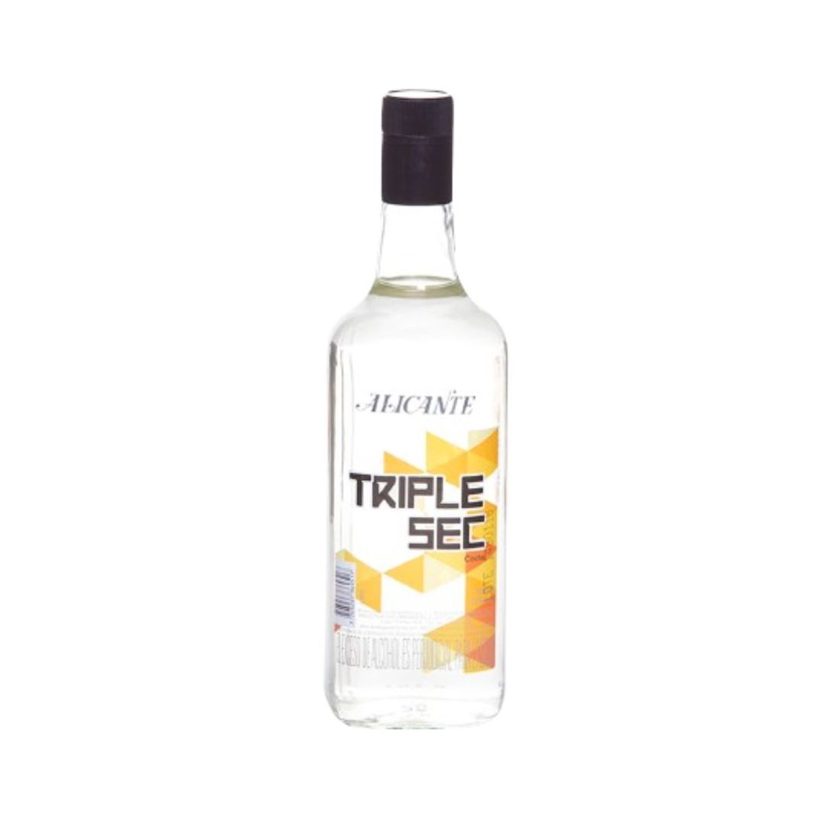 10X Bebida Triple Sec Cóctel Blanco Alicante x 1000 Ml Botella 10% Vol
