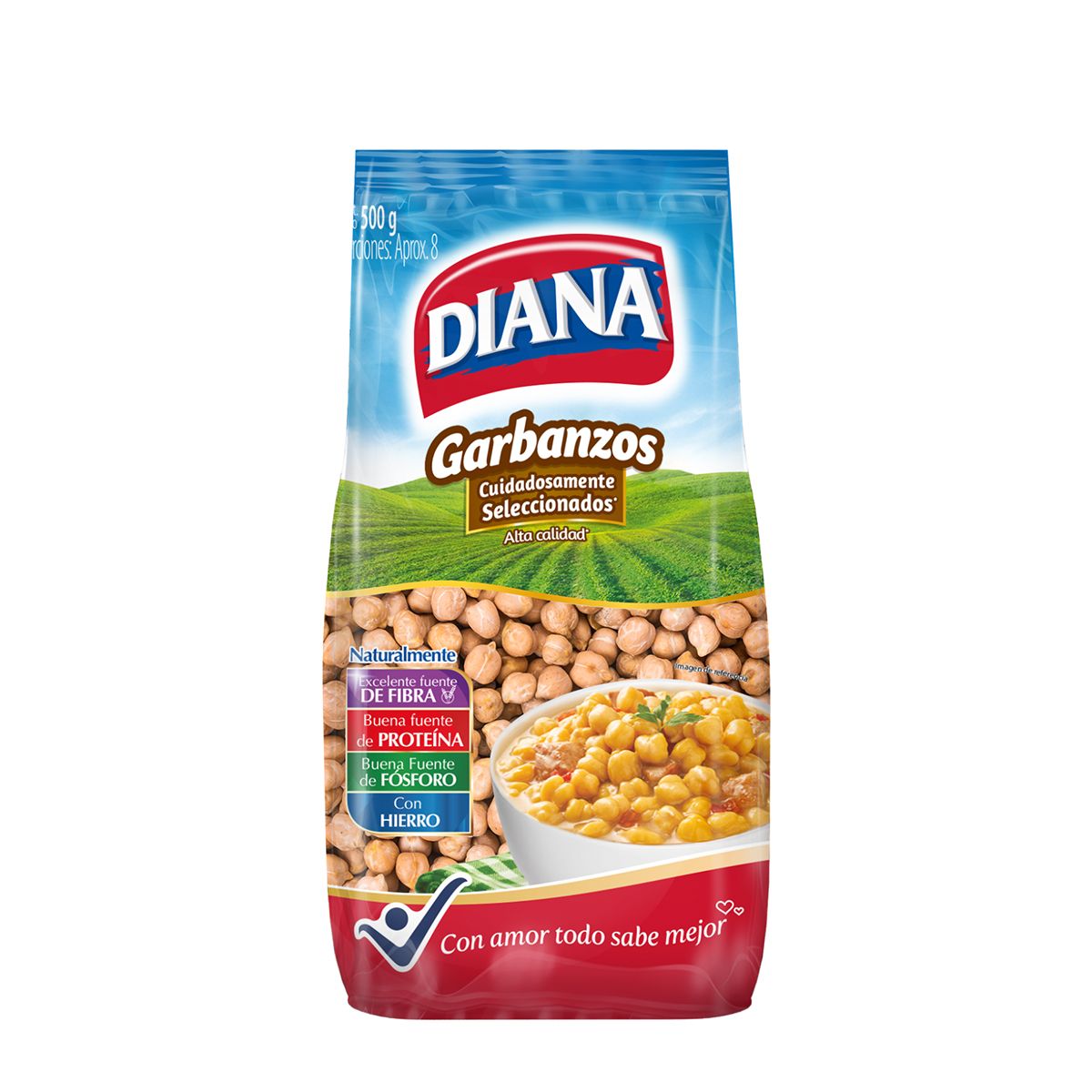 10X Garbanzo Diana x 500 Gramos Bolsa