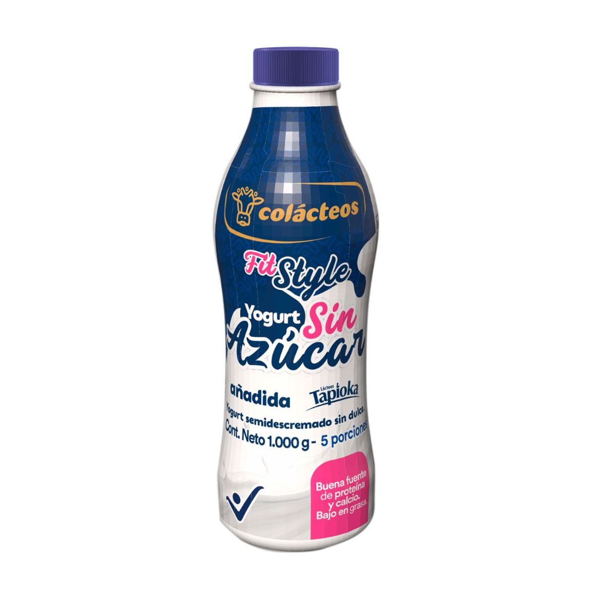 10X Yogur Sin Azúcar Colácteos Tapioka x 1000 Gr Garrafa