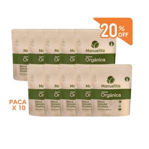 Lleve Paca x 10 Und Azúcar Orgánica Manuelita x 800 Gr Doy Pack Con 20% Descuento - Bolsa
