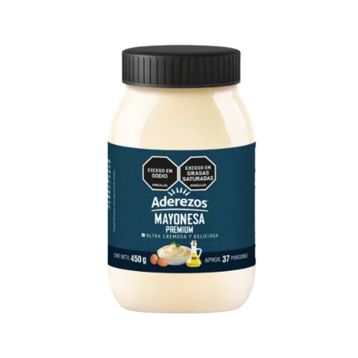 10X Mayonesa Premium Aderezos 450 Gr Pet