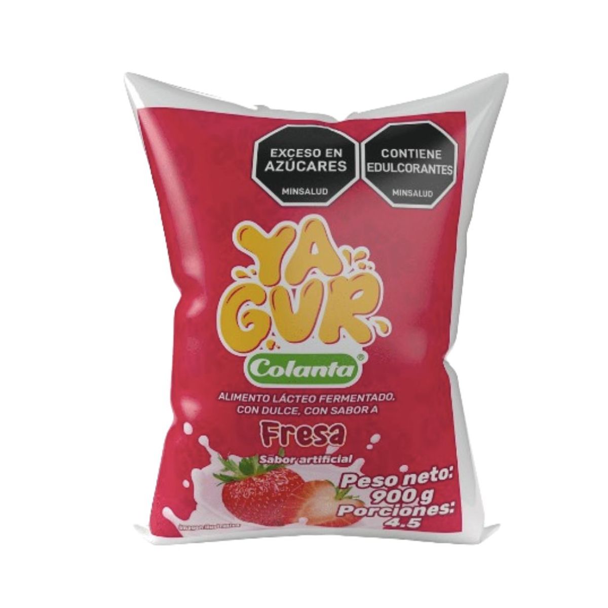 10X Yagur Fresa Colanta x 900 Bolsa