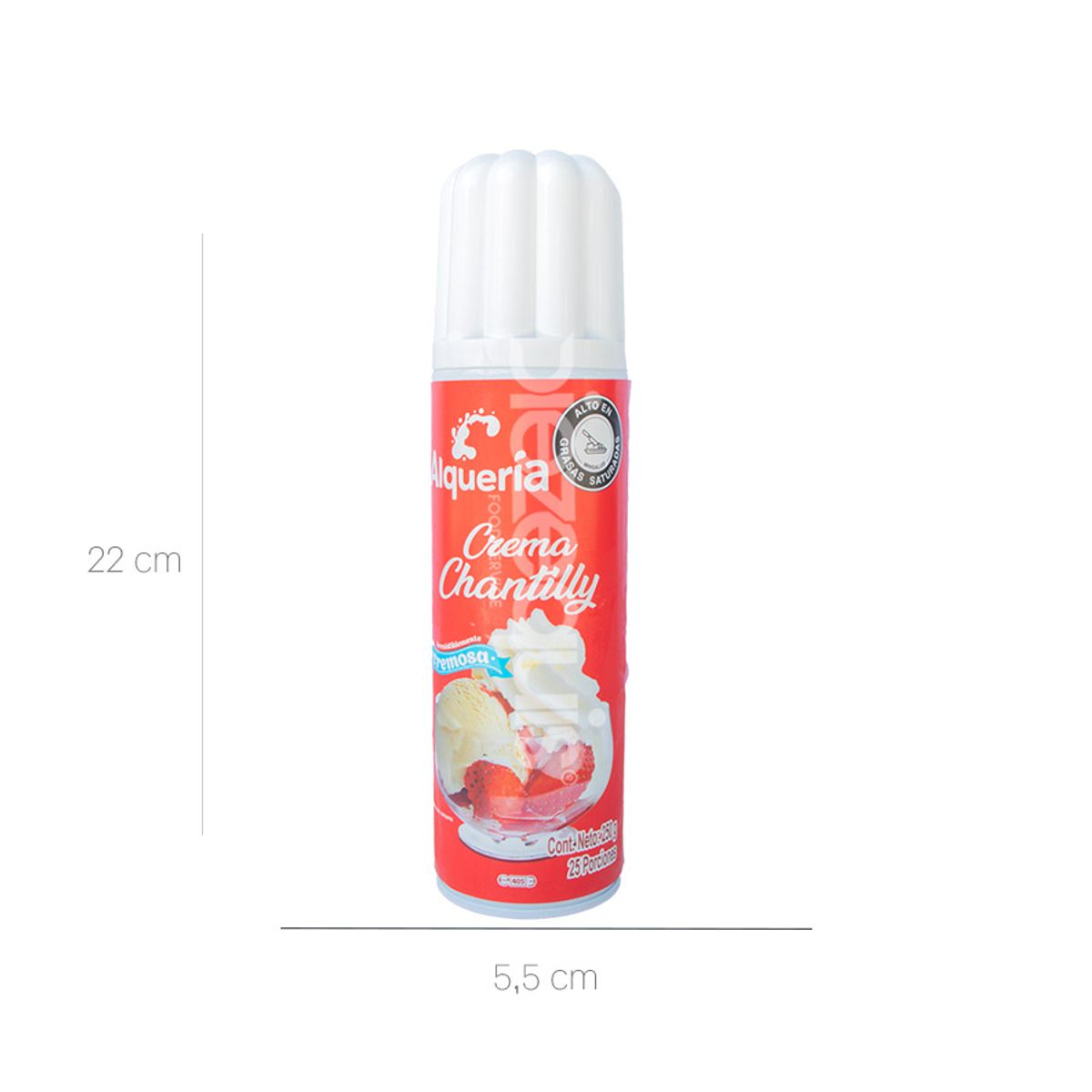 10X Crema Chantilly Alquería x 250 Gr Spray