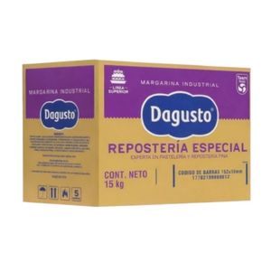 Margarina Reposteria Especial CC Dagusto x 15 Kg - Caja