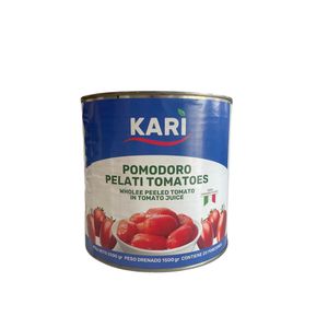 Tomate Entero Pelado Kari x 2500 Gr Lata - Unidad