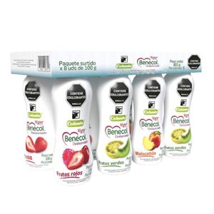 Yogurt Deslactosado Surtido Benecol Paquete x 8 Und - Unidad