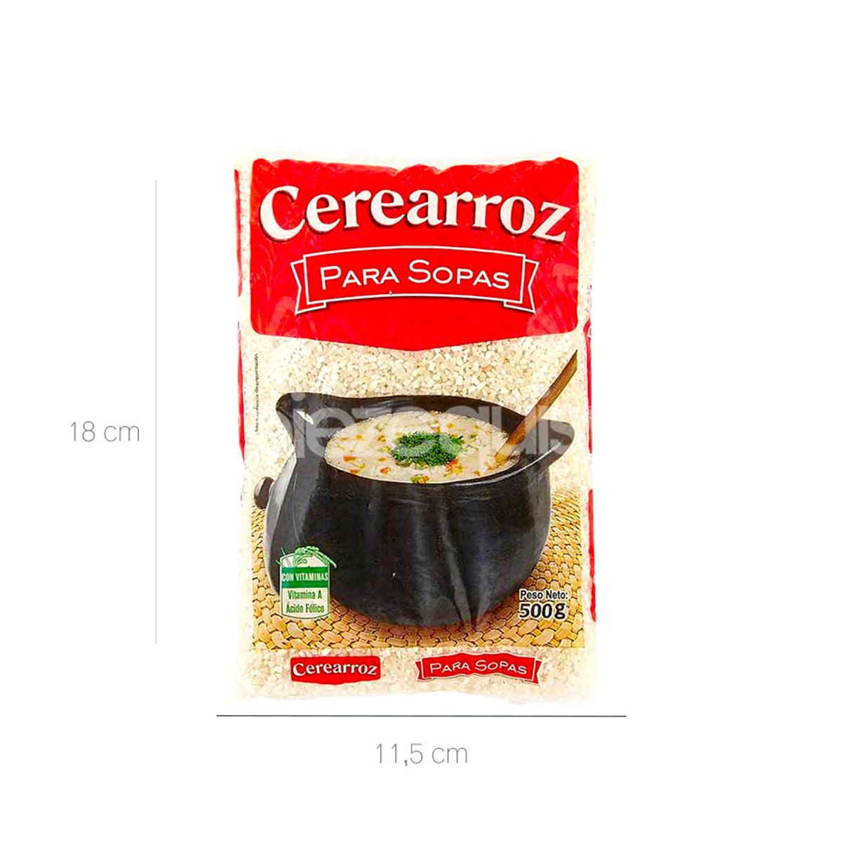 10X Arroz Quebrado Para Sopas Cerearroz Florhuila Bolsa x 500 Gr