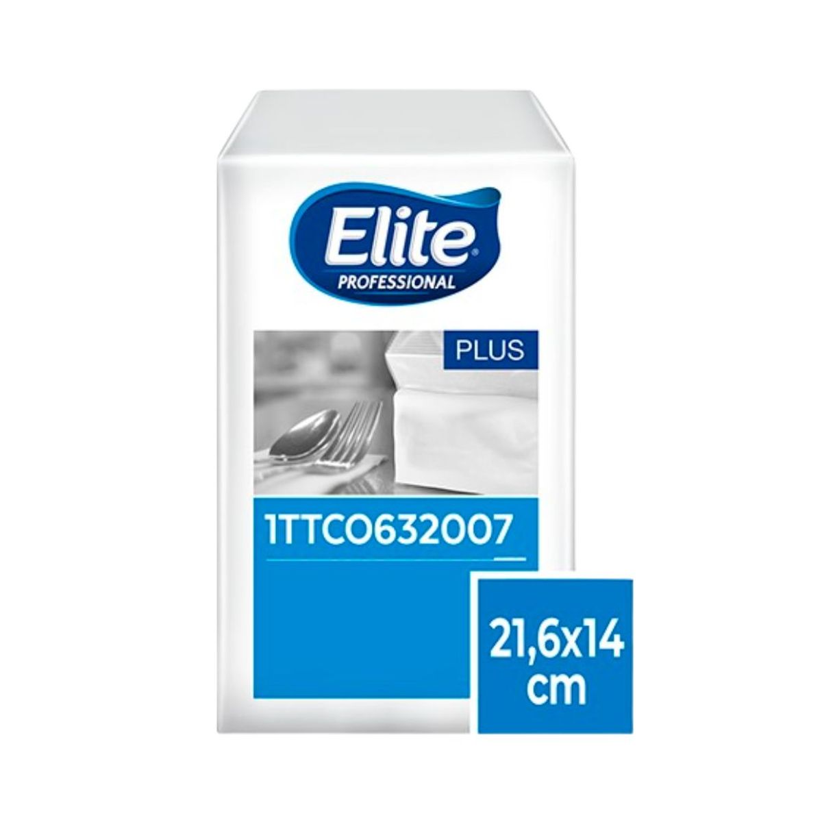 10X Servilleta Blanca 1 a 1 Elite 632007 x 600 Und Paquete