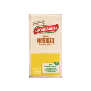 Mostaza La Constancia Sachet x 8 Gr Bolsa 100 Und - Bolsa