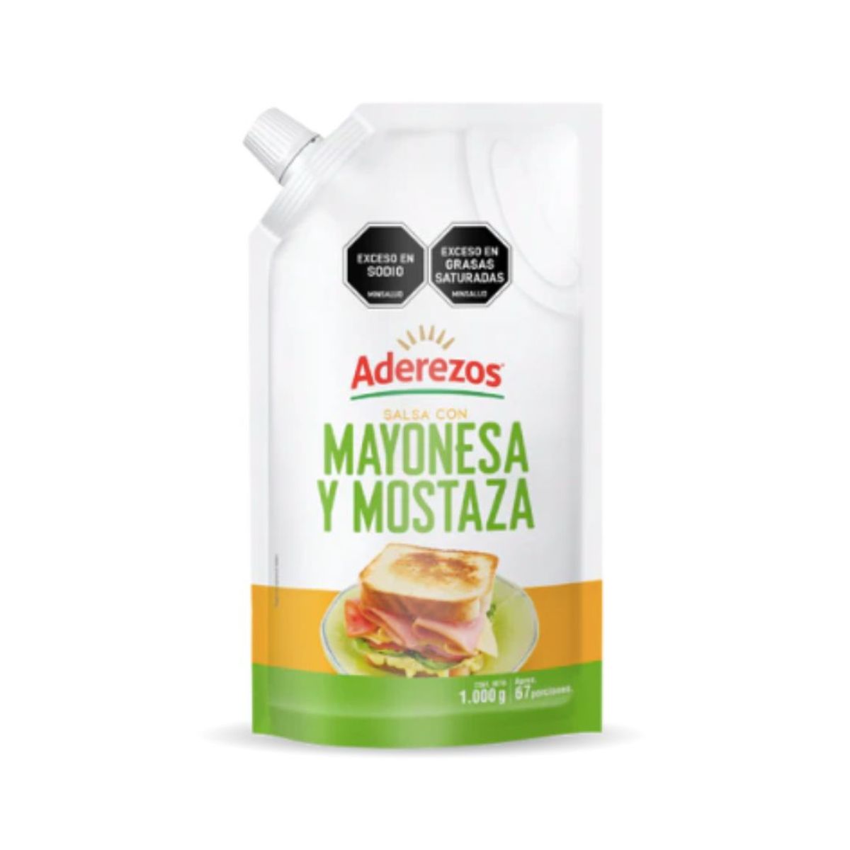10X Mayonesa y Mostaza Aderezos x 1000 Gr Bolsa