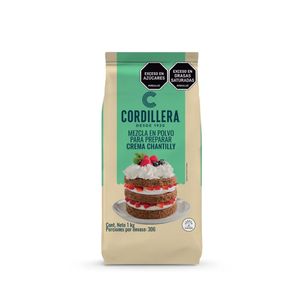 Chantilly en Polvo Cordillera x 1000 Gr Bolsa - Unidad