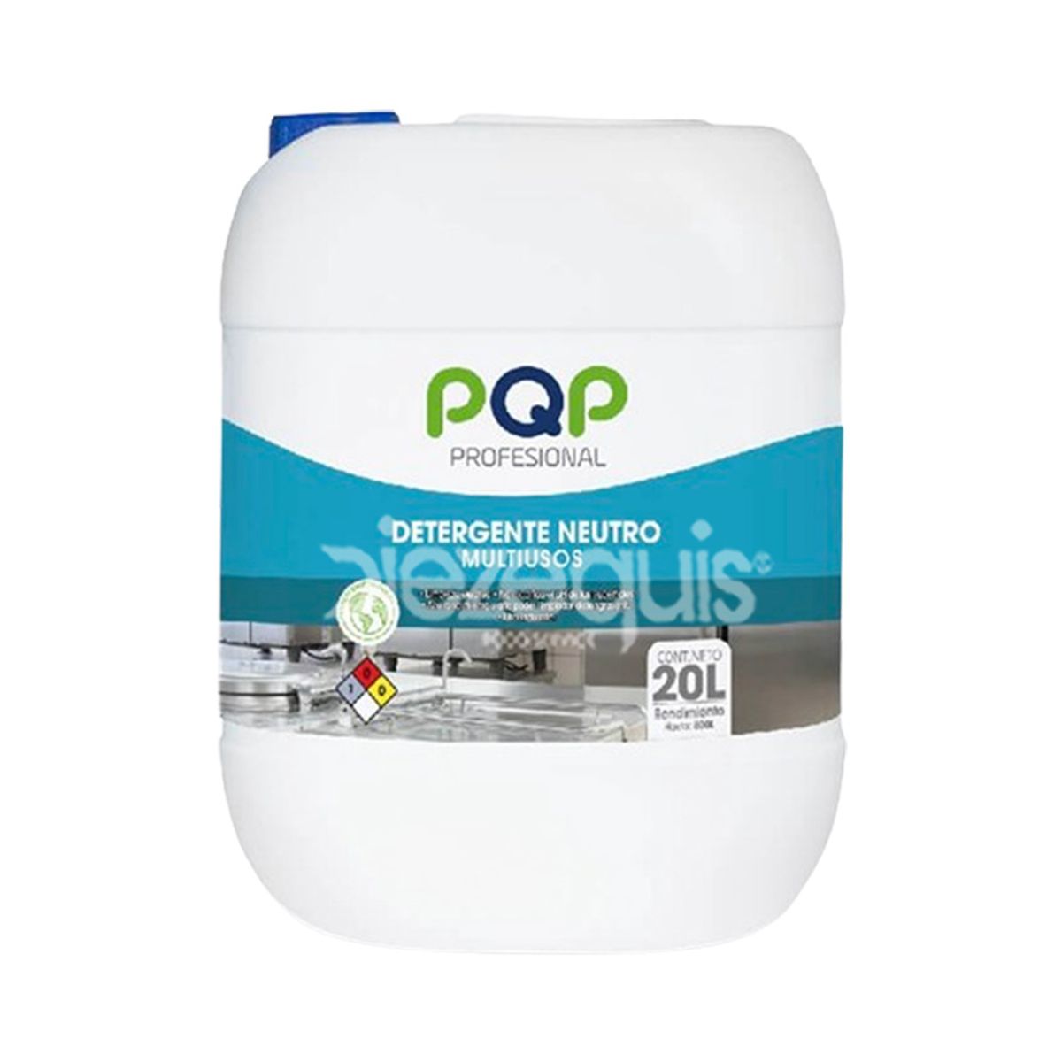 10X Detergente Líquido Neutro PQP x 20 Litros