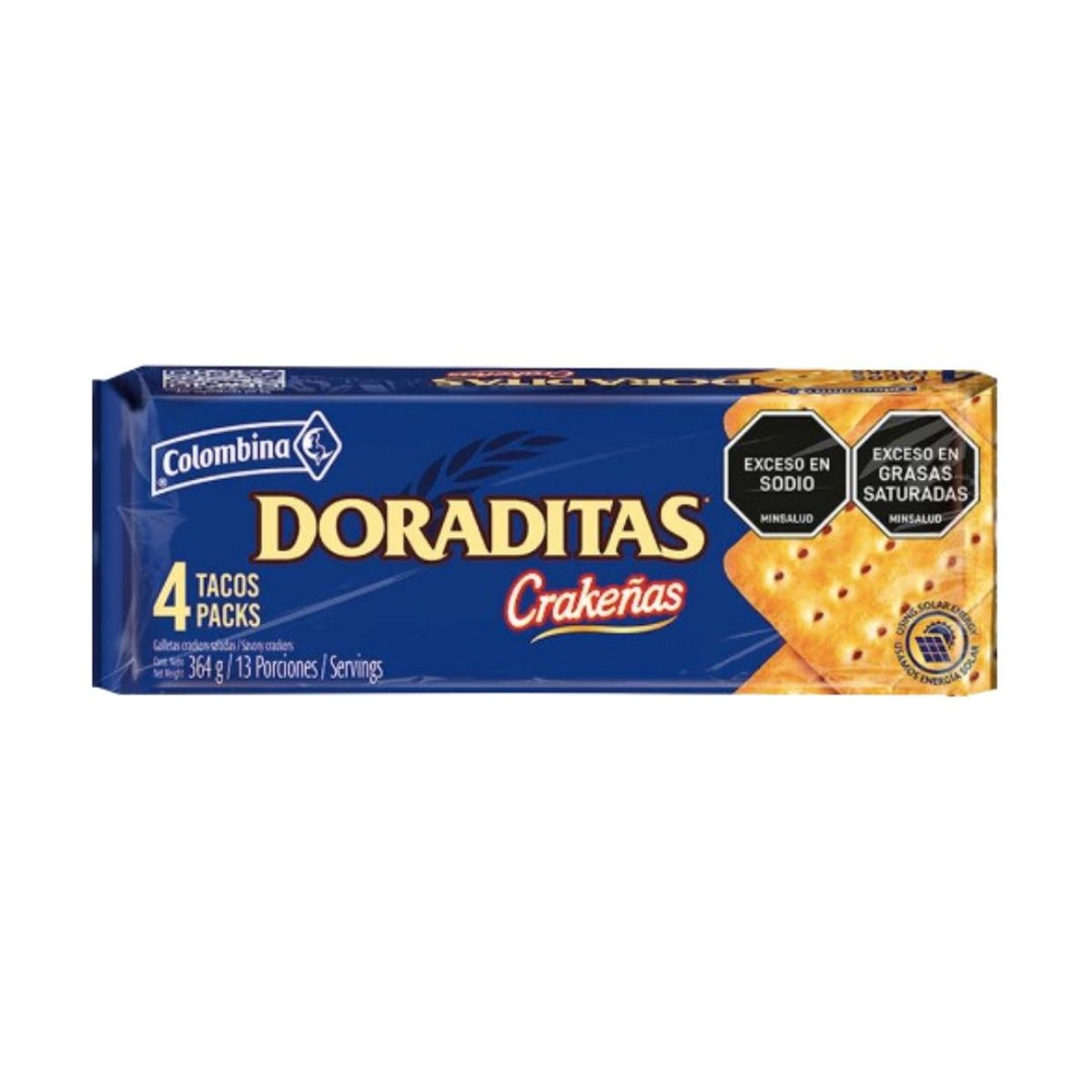 10X Galletas Crakeñas Doraditasx 364 Gr