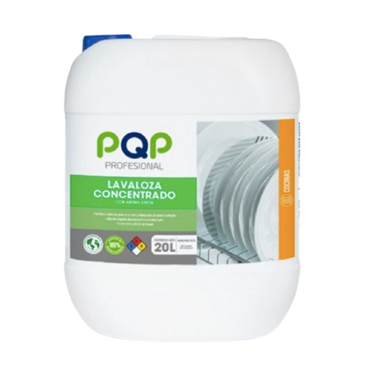 10X Lavaplatos Líquido Concentrado PQP Profesional x 4 Litros Galón