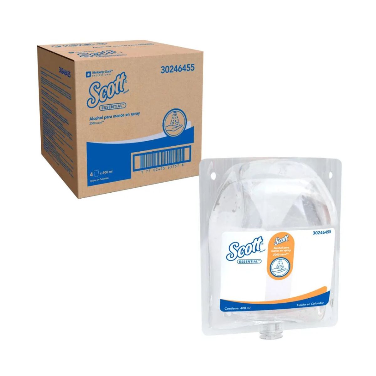 10X Sanitizante Antibacterial en Spray Scott 6455 (1782) x 400 cc