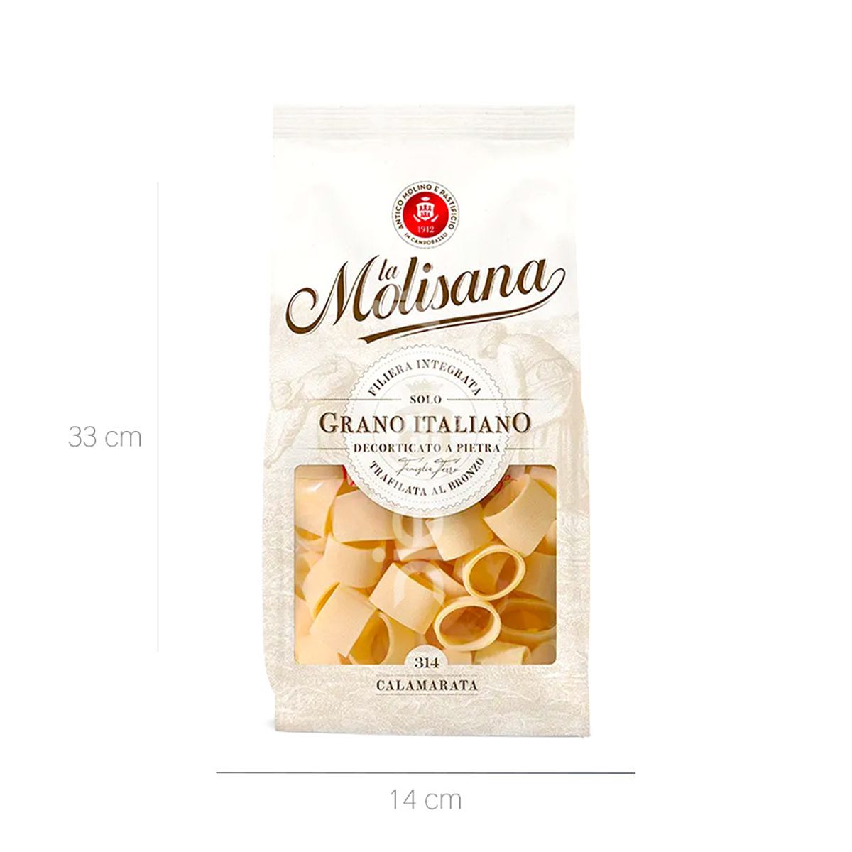 10X Pasta Calamarata La Molisana x 500 Gr Bolsa