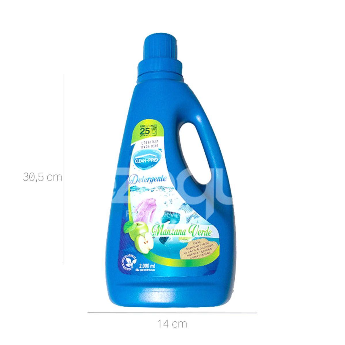 10X Detergente Liquido Para Ropa Clean Pro Surtido x 2000 Ml