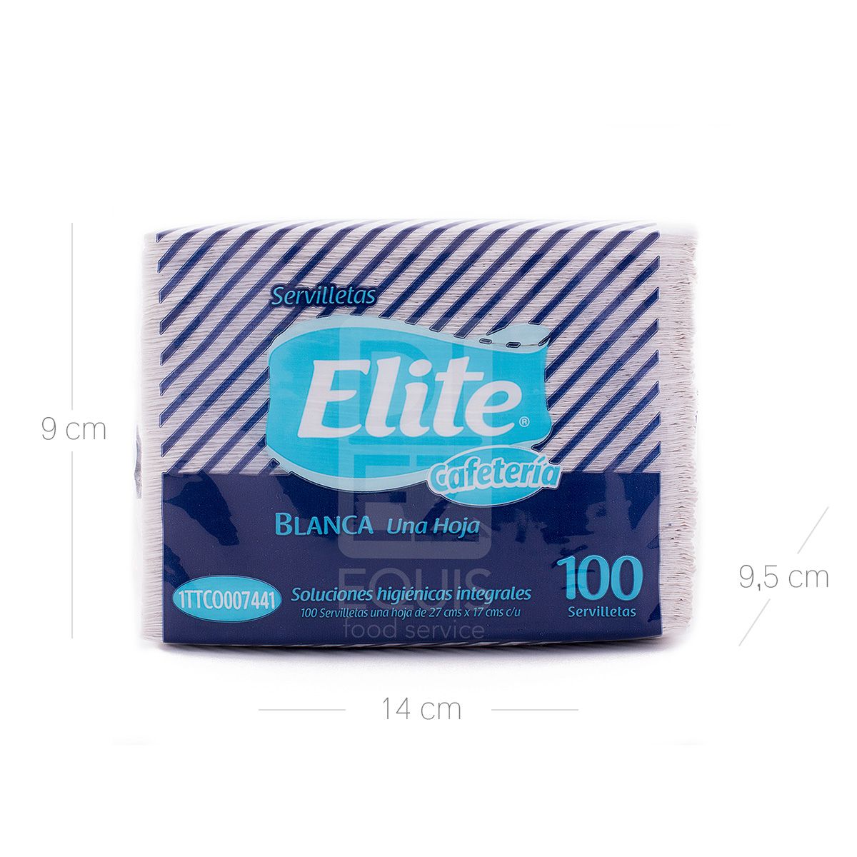 10X Servilleta Cafetería Elite 7441 x 100 Und Paquete