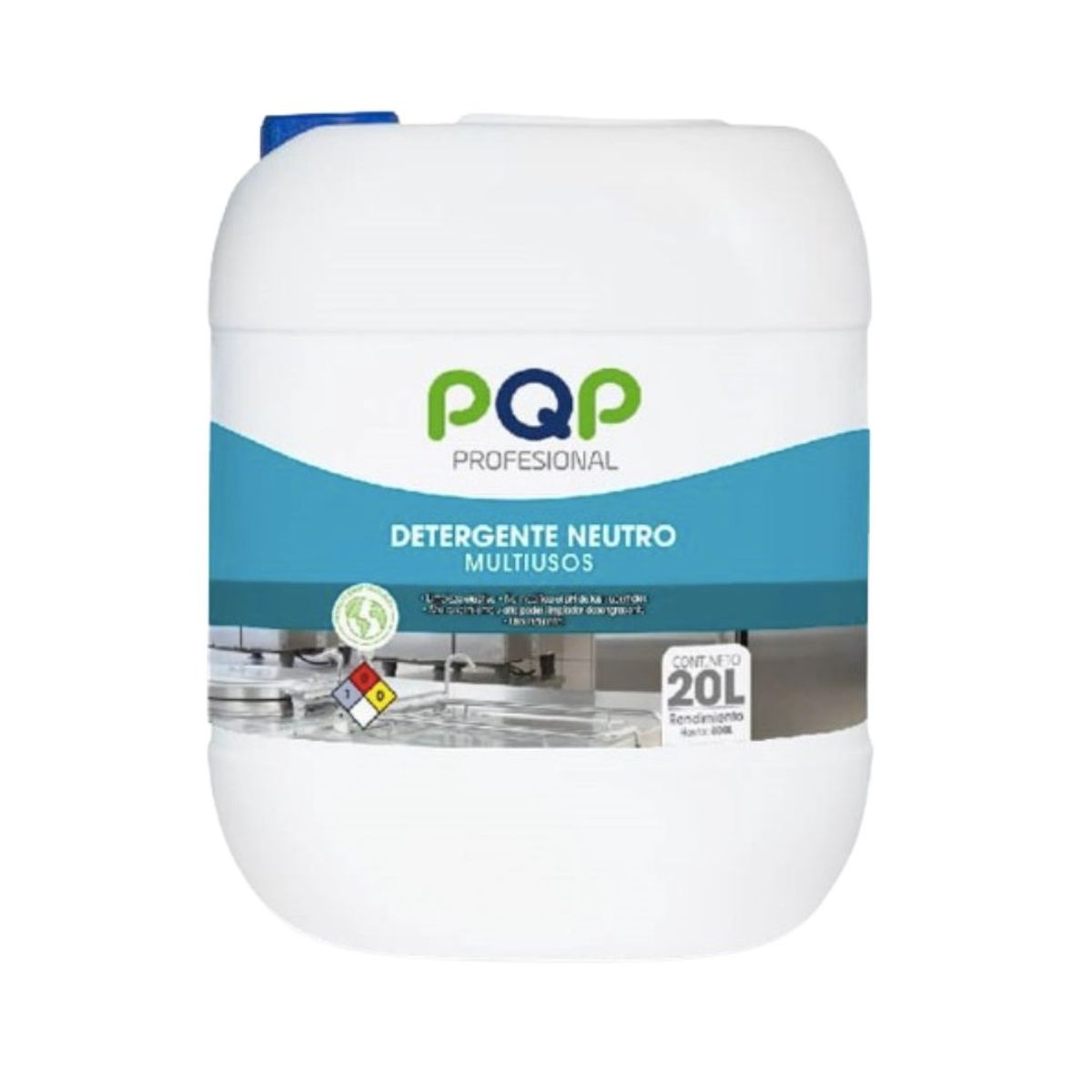10X Detergente Líquido Neutro PQP x 20 Litros