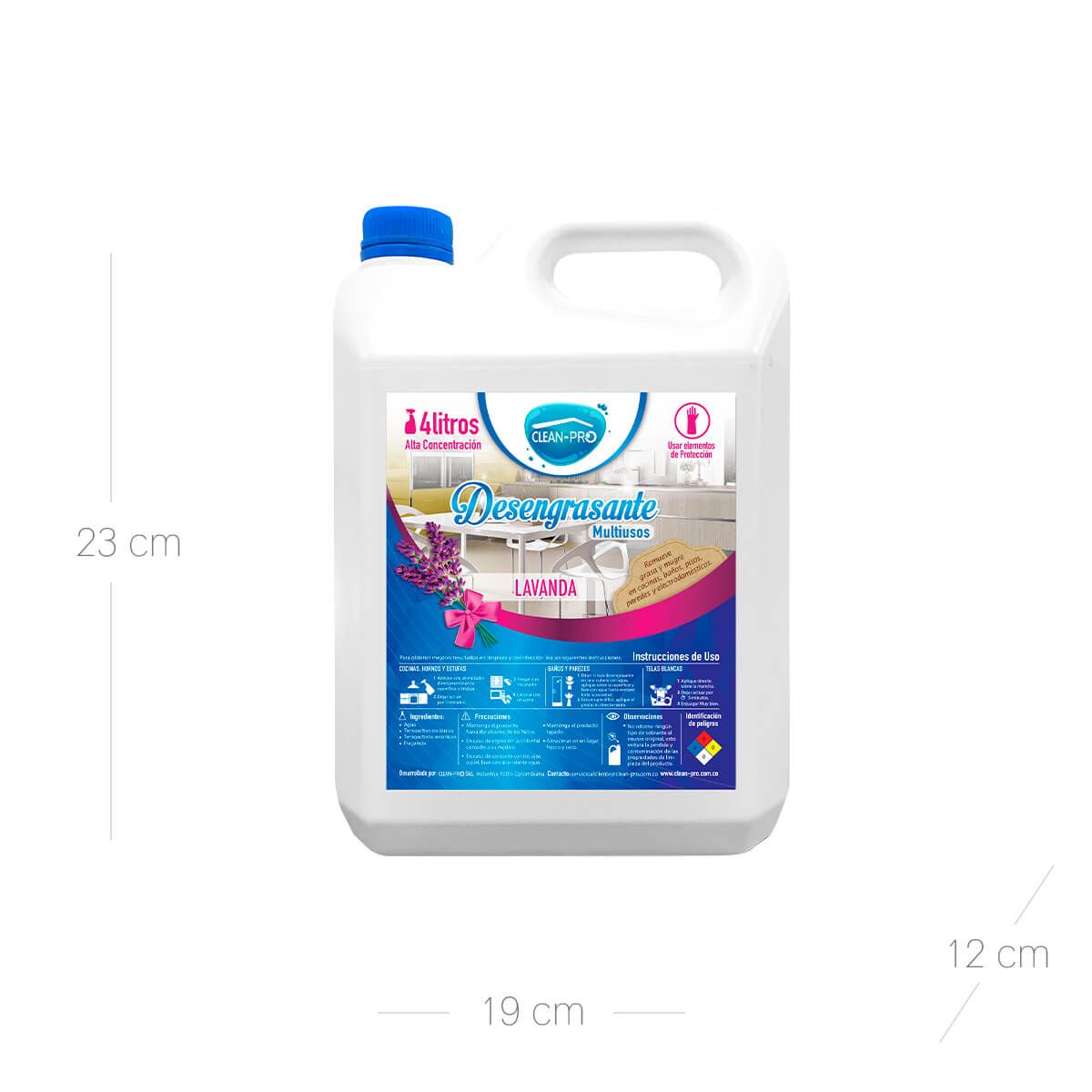 10X Desengrasante Multiusos Clean Pro x 4000 Ml