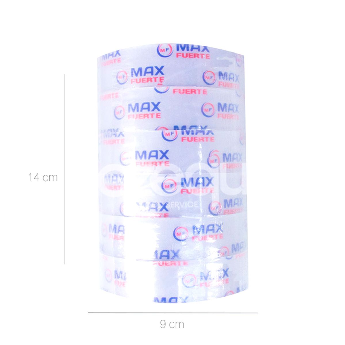 10X Cinta Max Fuerte (Impronta) 1 X 40Yds 24Mm X 40Yardas