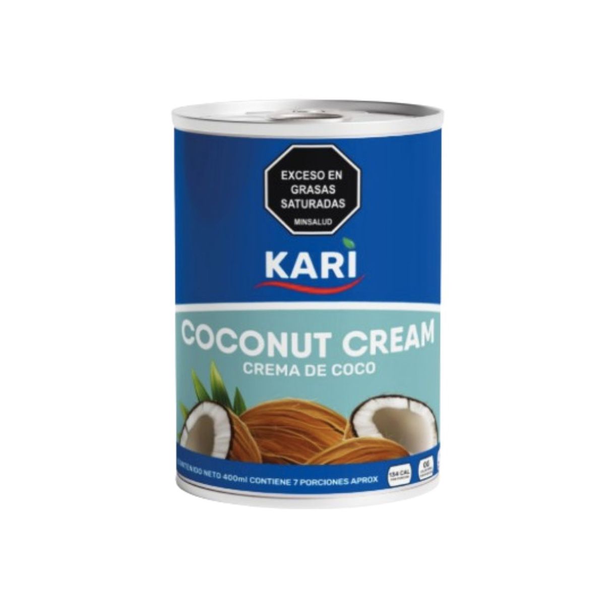 10X Crema De Coco Kari x 400 ML Lata
