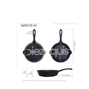 Sartén Esmaltado Victoria De 20 Cm Caja x 6 - Unidad