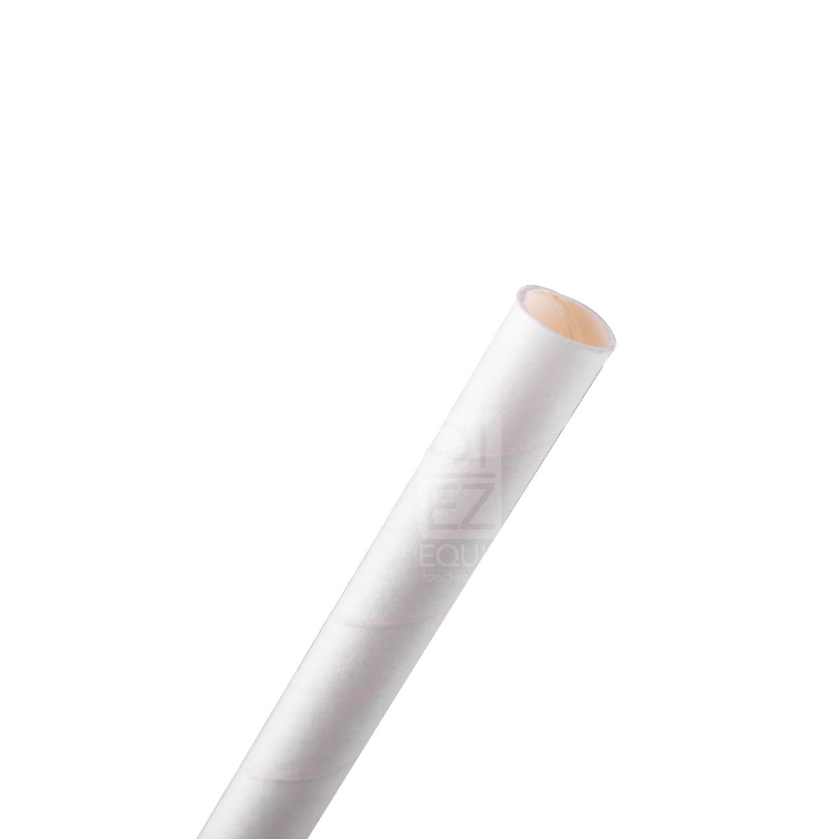 10X Pitillo de Papel Biodegradable Blanco 8x250mm x 200 Bolsa