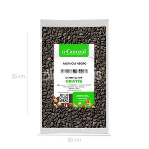 Ajonjoli Negro El Caunzal x 500 Gr Bolsa - Bolsa
