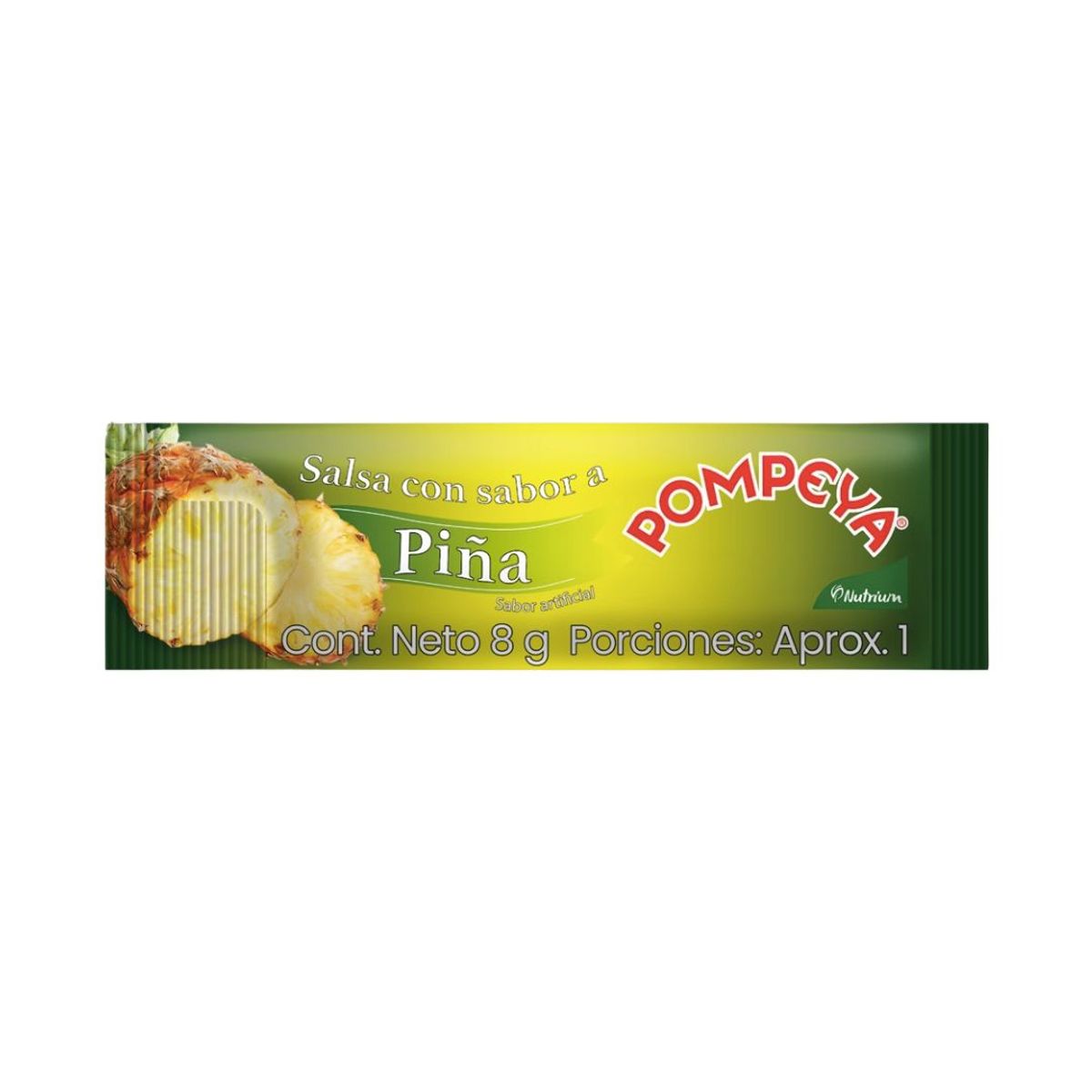 10X Salsa De Piña Pompeya Sachet x 8 G Bolsa 100 Und