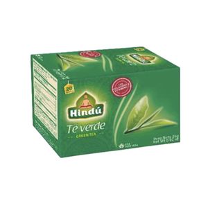 Té Verde Hindú x 20 Und - Caja