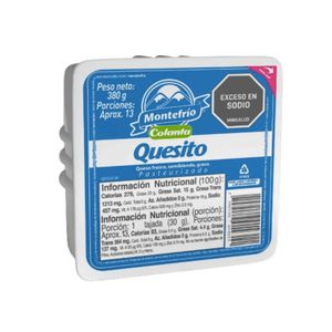 Quesito Montefrío Al Vacio x 380 Gr - Unidad