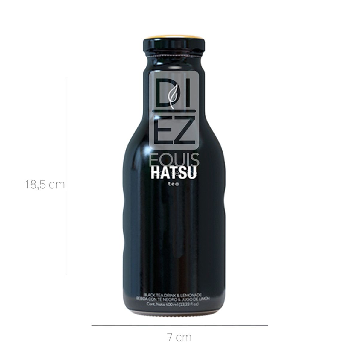 10X Té Hatsu Negro x 6 Und x 400 Ml Botella